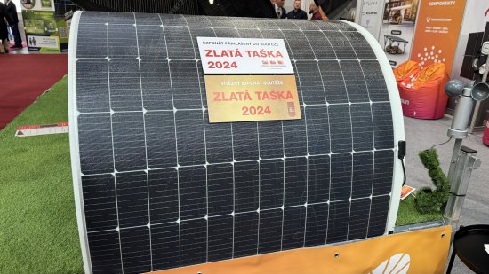 Solárny panel od firmy nanosun s.r.o, Foto: Kateřina Kočická