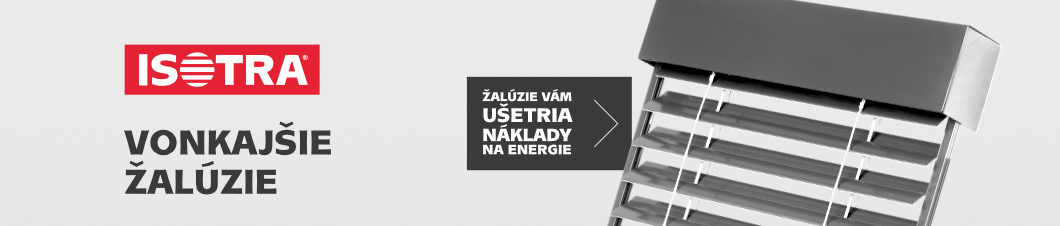 Vonkajšie žalúzie ISOTRA