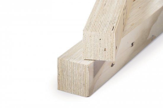 I-tec Core. Tenké lepené vrstvy dreviny sú používané na výrobu jadra drevohliníkových okien

