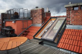 Strešné dvere Solara pre ploché i šikmé strechy
