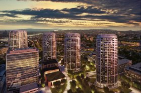 Projekt SKY PARK - prvá z rezidenčných veží je už hotová
