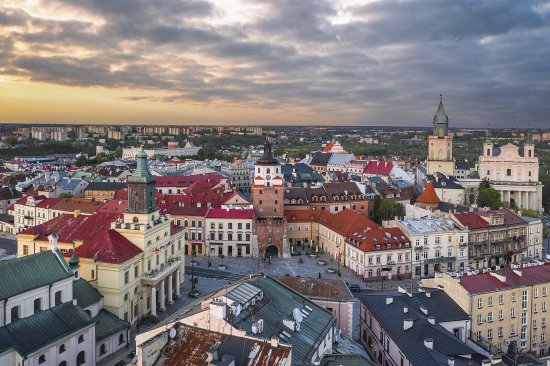 Mesto Lublin a jeho historické centrum. Foto: uslatar, shutterstock