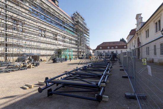 Projekt výstavby SmetaNovovej sály sa pripravoval súbežne s rekonštrukciou zámku. Foto: František Renza