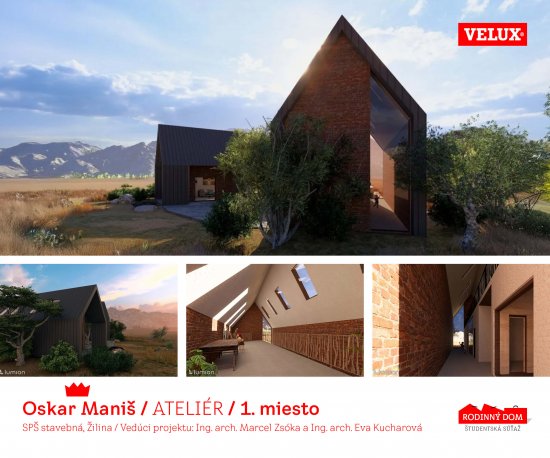 Víťazom 17. ročníka sa stal Oskar Maniš zo Strednej priemyselnej školy stavebnej v Žiline s projektom „ATELIÉR“