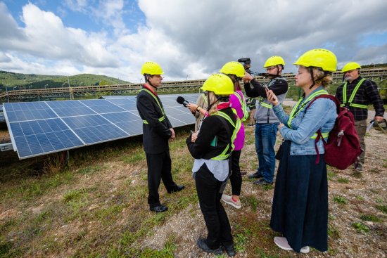 Exkurzia do fotovoltickej elektrárne v cementárni CEMMAC v Hornom Srní.