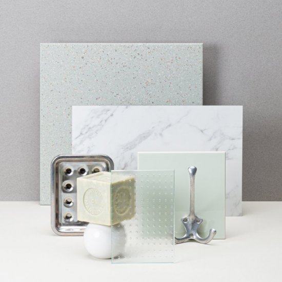 Imagin Dominos je geometrický vzor zložený z malých štvorcov.