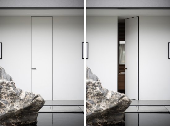 Dvere MASTER v skrytej zárubni AKTIVE je možné vyrobiť po milimetroch až do výšky 3 700 mm