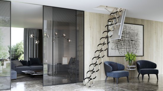 Protipožiarne podkrovné schody LUSSO PP môžu byť aj v zateplenej verzii 