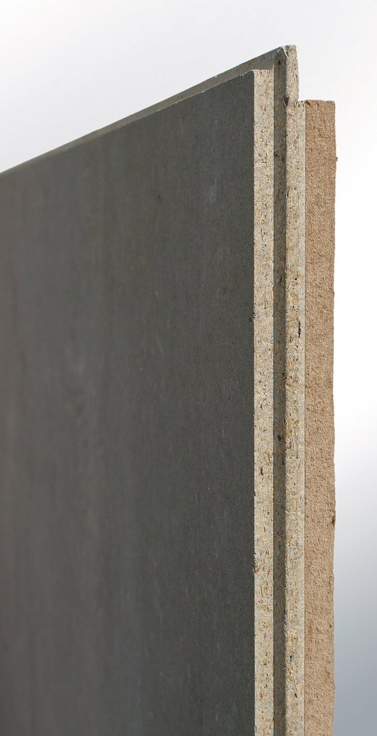 Doska CETRIS® PDI sa skladá z cementotrieskovej dosky CETRIS® hrúbky 22 mm zlepenej s drevovláknitou izolačnou doskou hrúbky 12 mm