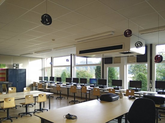 V triedach je vhodné umiestňovať vetracej jednotky s nízkou úrovňou vydávaného hluku. Foto: archív redakcie