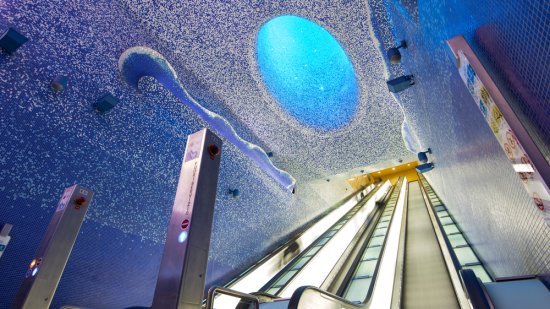 Stanica metra Toledo v Neapoli je dielom architekta Oscara Tusquetsa Blanca. foto: Savvapanf Photo