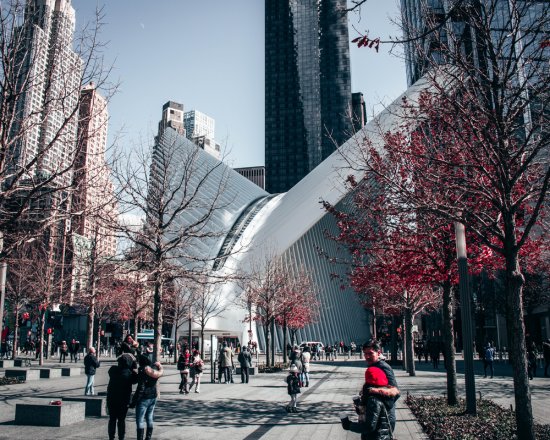 Národný pamätník Ground Zero v New Yorku, ktorý pripomína tragickú udalosť z 11. septembra 2011